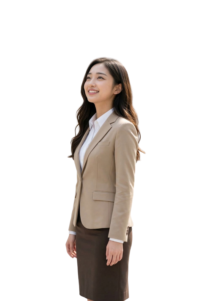 AIを活用する女性